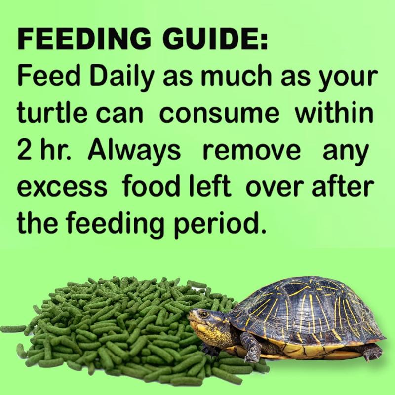 Premium Turtle Food Daily Nutrition Sticks with Spirulina and Stabilized Vitamin C Diet for Healthy Growth