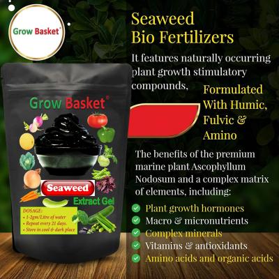 Organic Seaweed Extract Plant Growth Promoter | All Purpose Organic Fertilizer for Plants