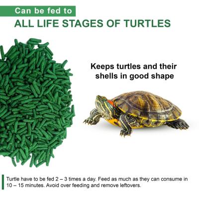 Premium Turtle Food Daily Nutrition Sticks with Spirulina and Stabilized Vitamin C Diet for Healthy Growth