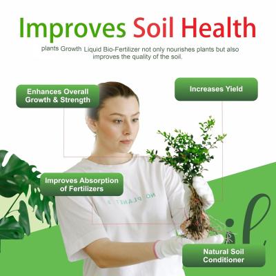 Plant Growth Regulator Promoter & Booster | Organic Liquid Biofertilizer for Vegetables, Flowers, Fruits, Herbs